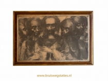 Servaes Orval (GK2) | Veertien litho’s van de kruisweg van Orval, vervaardigd door Albert Servaes (1883-1966) rond 1939